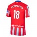 Atletico Madrid Arthur Vermeeren #18 Hjemmedrakt 2024-25 Kortermet